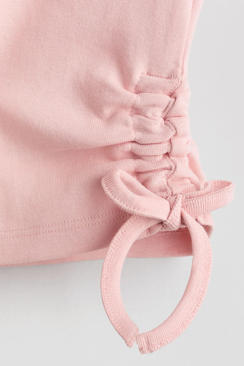 H&M Drawstring-detail cotton top